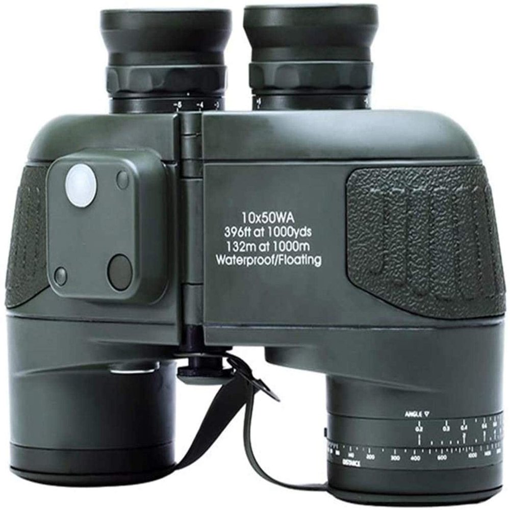 10X50 Compass Binoculars Marine Navigation Ranging Waterproof Telescope Binoculars