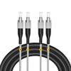5Meters,FC to FC Outdoor Base Station LSZH Optical Fiber Cable FC-FC Singlemode Duplex 7.0mm Field Fiber to The Antenna far Fiber Optic Patch Cord Waterproof view 1