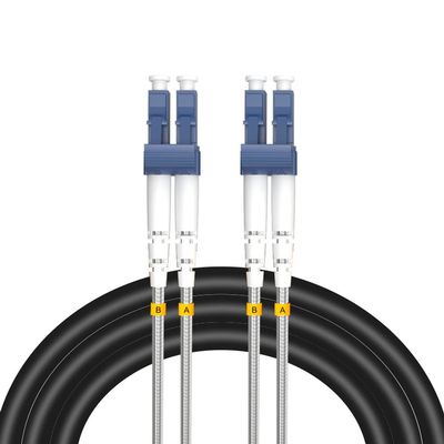 100Meters,LC to LC Outdoor Base Station LSZH Optical Fiber Cable LC-LC Singlemode Duplex 7.0mm Field Fiber to The Antenna far Fiber Optic Patch Cord Waterproof
