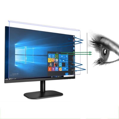 errzom Removable Screen Protector Filter 24 inch (540x340) Anti Blue Light & Anti-Glare Protector Panel for Computer Desktop Monitor TV, Eye Protection