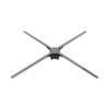 3D Hologram Fan Holographic Advertising Machine 43/52/56/100CM Large Size Naked Eye 3D Holographic Projection Fan Party decorations revolving imagination For Advertising Display ( Size : 43cm 384LED ) view 2