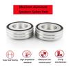 Tertullus 4 Pcs Turntable Feet Aluminum HiFi Turntable Isolation Feet Aluminum Stand Speakers Spikes Audio Pads 58x22mm for HiFi Amplifier/Speaker/Turntable/Player(Silver) view 4
