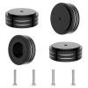 Tertullus 4 Pcs Speaker Feet, 58x22mm Speaker Spikes HiFi Isolation Feet Aluminum Stand Speakers Spikes Audio Pads Turntable Feet for HiFi Amplifier/Speaker/Turntable/Player (Black) view 1