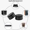 Tertullus 4 Pcs Speaker Feet, 58x22mm Speaker Spikes HiFi Isolation Feet Aluminum Stand Speakers Spikes Audio Pads Turntable Feet for HiFi Amplifier/Speaker/Turntable/Player (Black) view 2