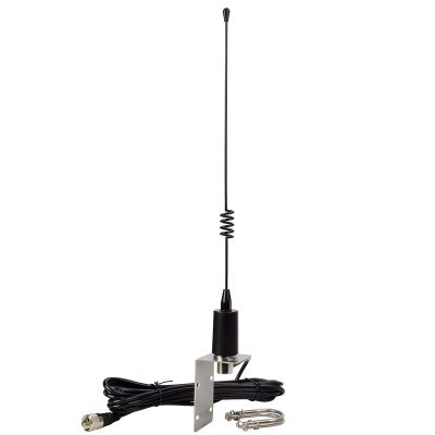 TWAYRDIO VHF Marine Antenna, 156-163MHz 50W Boat Radios Antennas with 16.4ft Coaxial Cable (SO239 to PL259 Connector)L-Shape Mounting Bracket and U-Bolt for Midland Uniden Cobra Icom Marine Radio