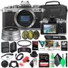 Nikon Z fc Mirrorless Digital Camera with 16-50mm Lens (Black, 1675) Bundle with 64GB Extreme PRO SD Card + Camera Bag + Editing Software + 4pc Filter Kit + Cleaning Kit + More