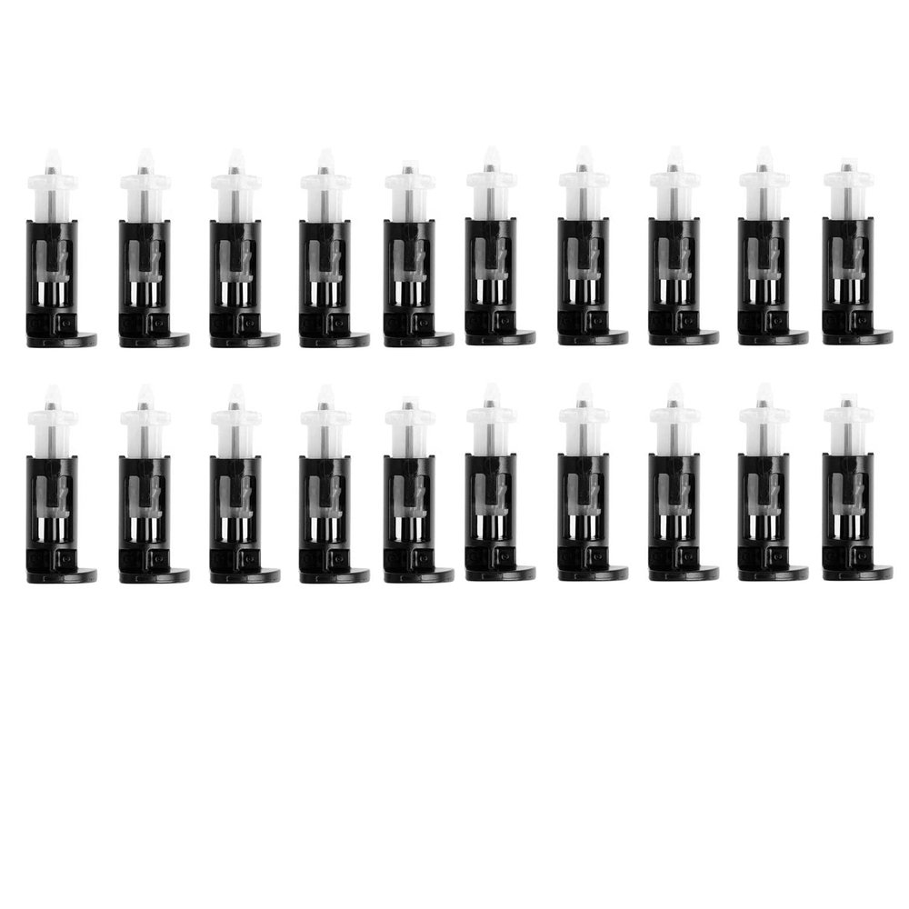 Abwan Mounting Clip Mount Pins Heat Sink Fastener Mount Pin for Intel Socket LGA 775 CPU Heatsink Cooling Fan, 20Pcs