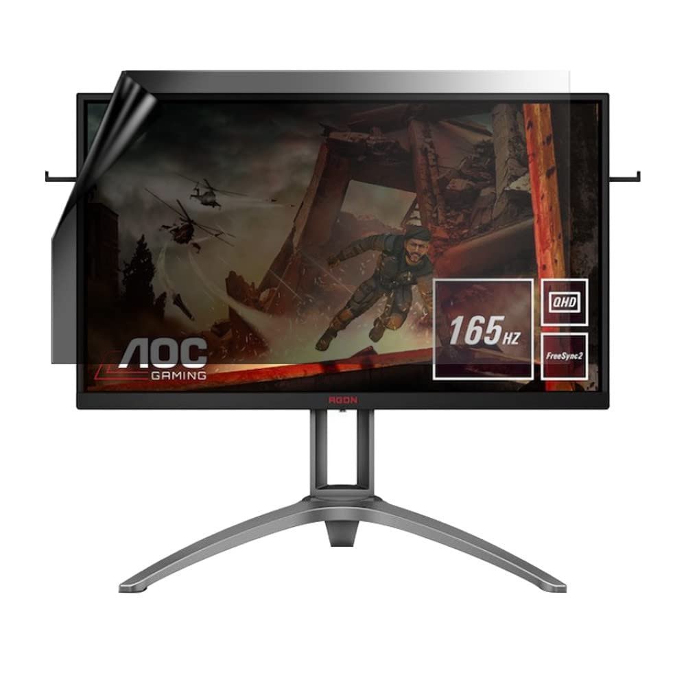 celicious Privacy Lite 2-Way Anti-Glare Anti-Spy Filter Screen Protector Film Compatible with AOC Agon 27 AG273QXP
