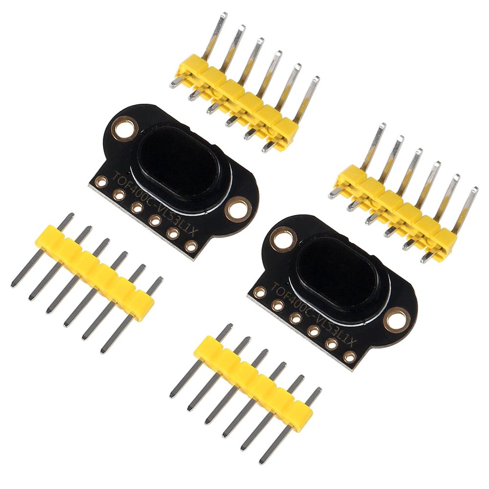 AITRIP 2PCS TOF400C VL53L1X Time-of-Flight (ToF) Laser Ranging Sensor Breakout 940nm ToF Distance Finder Mini Laser Distance Sensor IIC Output for Ardunio STM32