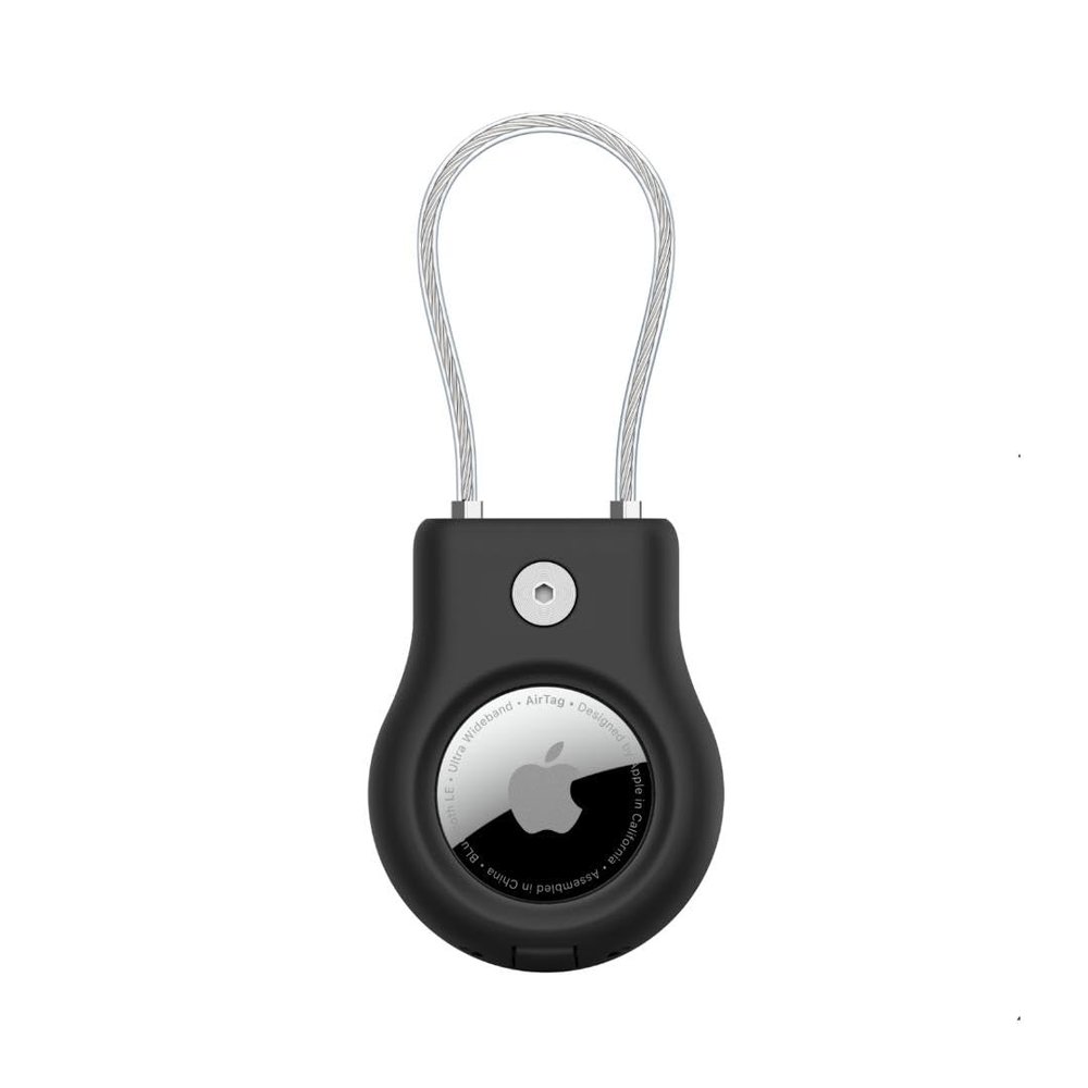 Belkin Secure Holder with Wire Cable for Apple AirTag, Black