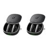 2 Pack DAYJOY Transparent Soft TPU Protective Case Cover Compatible with Anker Soundcore Liberty Air 2 Pro Earphone, Protective Skin Sleeve with Key Chain(Clear) view 1
