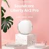 2 Pack DAYJOY Transparent Soft TPU Protective Case Cover Compatible with Anker Soundcore Liberty Air 2 Pro Earphone, Protective Skin Sleeve with Key Chain(Clear) view 3