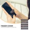 30pcs Sweatproof Game Thumb Sleeves Thumbs Sleeves Game Controller Sleeve Thumb Protector Smartphone Cell Phone Silver Fiber Eat Chicken view 4