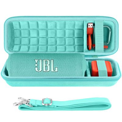 co2CREA Hard Travel Case Replacement for JBL Flip 7 Flip 6 FLIP 5 Waterproof Portable Bluetooth Speaker (Mint Green Case)