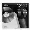 BIG FUDGE Inner & Outer Vinyl Record Sleeves 100pc Kit - 12 inch x 50pcs Anti Static & Acid Free Rice Paper Inner Sleeves and 12" x50pcs High-Density Polypropylene Album Covers view 1