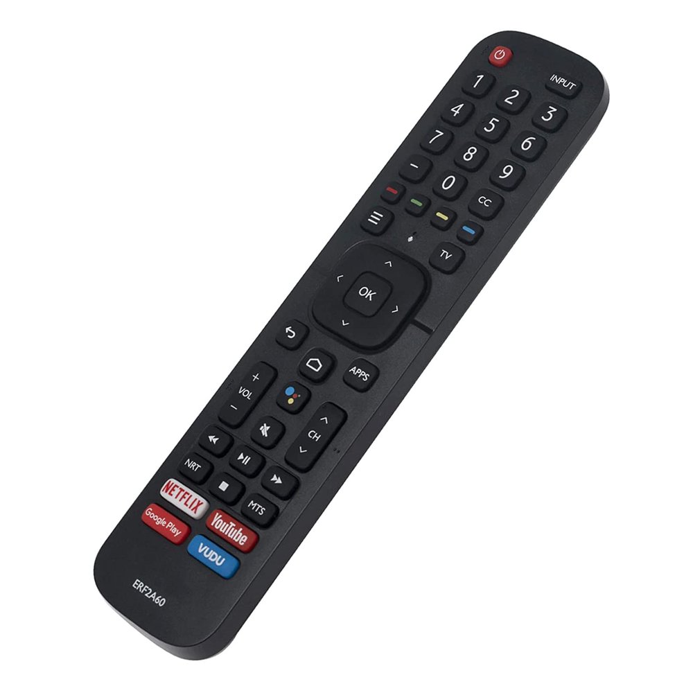 PERFASCIN Replacement Voice Remote ERF2A60 Fit for Hisense Android Smart TV (2020) H6590 H8F H8G H9F Series Sub ERF2B60H ERF2G60H ERF2K60H