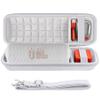co2CREA Hard Travel Case Replacement for JBL Flip 7 Flip 6 FLIP 5 Waterproof Portable Bluetooth Speaker (White Case) view 1