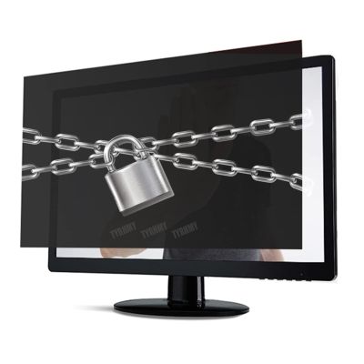 TYRHMY 25/26 Inch Computer Privacy Screen Filter for Widescreen Monitor - Anti-Glare Film - Protects Your Eyes from Harmful Glare and Blue Light,27"(16:9) 597 * 336