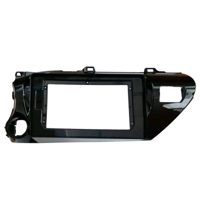 Double DIN Installation Dash Kit for Toyota Hilux 2016-2018 Left-Hand Drive, 10.1inch Car Stereo Frame with Wiring Harness, GPS Antenna, Cables and Canbus