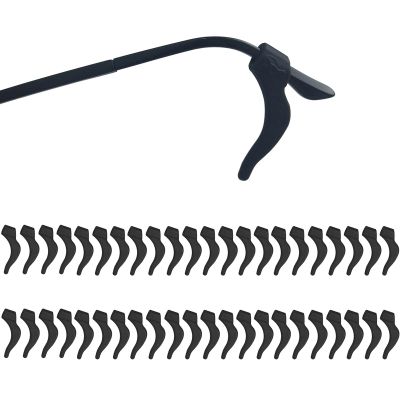 YINGFENG 22 Pairs Black Silicone Eyeglass Ear Grip with Storage Box, Anti Slip Eyeglass Retainer, Premium Silicone Ear Hook, Never Worry About Missing Your Glasses or Sunglasses Again