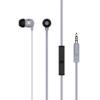 Ativa Plastic Earbud Headphones with Flat Cable, Gray view 2