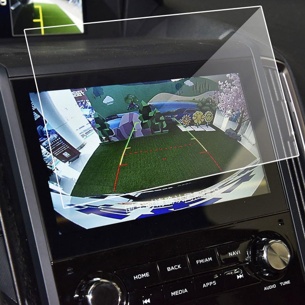 BAWAQAF Tempered Glass Navigation Screen Film, for Subaru Forester 2019, DVD GPS Multimedia LCD Guard