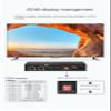 HDMI Extender Splitter, 1080P@60Hz 1X4 HDMI Extender Over Ethernet Multiple receivers hdmi to ethernet Splitter multiport hdmi Extenders EDID Presets 50M POC (1X2) view 4