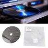 Zopsc-1 0.2mm Disc Stabilizer Carbon Fiber CD DVD Stabilizer Tuning Mat Carbon Fiber Made Disc Stabilizer Suitable for All Top Loading and Tray Loading CD Players(Black) view 2