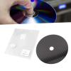 Zopsc-1 0.2mm Disc Stabilizer Carbon Fiber CD DVD Stabilizer Tuning Mat Carbon Fiber Made Disc Stabilizer Suitable for All Top Loading and Tray Loading CD Players(Black) view 3