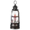 Holyart Glass Snow Globe Lantern Carousel of Horses 30x18x10 cm LED view 3