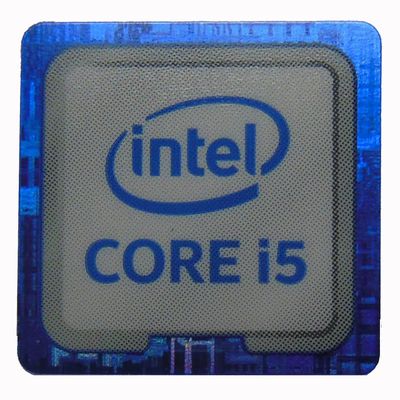 VATH Sticker Compatible with Intel Core i5 18 x 18mm / 11/16" x 11/16" [1133]