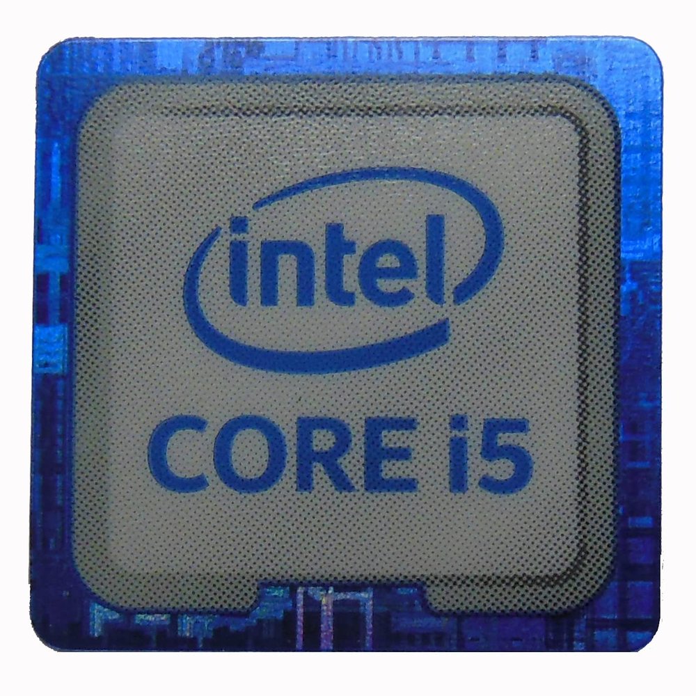 VATH Sticker Compatible with Intel Core i5 18 x 18mm / 11/16" x 11/16" [1133]