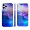 DesignSkinz - Compatible with Apple iPhone 13 Mini - Protective Vinyl Decal Wrap Skin Cover (Screen Trim & Back Glass Skin) - Space Light Rays view 3