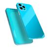 DesignSkinz - Compatible with Apple iPhone 11 Pro - Protective Vinyl Decal Wrap Skin Cover (Screen Trim & Back Glass Skin) - Solid Turquoise Blue view 2