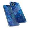DesignSkinz - Compatible with Apple iPhone 13 Mini - Protective Vinyl Decal Wrap Skin Cover (Screen Trim & Back Glass Skin) - Blue Circuit Board V1 view 2