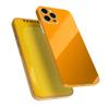 DesignSkinz - Compatible with Apple iPhone X/XS - Protective Vinyl Decal Wrap Skin Cover (Screen Trim & Back Glass Skin) - Solid Orange view 2