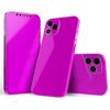 DesignSkinz - Compatible with Apple iPhone 12 Pro Max - Protective Vinyl Decal Wrap Skin Cover (Screen Trim & Back Glass Skin) - Solid Hot Pink V2 view 1