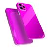 DesignSkinz - Compatible with Apple iPhone 8 Plus - Protective Vinyl Decal Wrap Skin Cover (Screen Trim & Back Glass Skin) - Solid Hot Pink V2 view 2