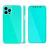 DesignSkinz - Compatible with Apple iPhone SE (2020) - Protective Vinyl Decal Wrap Skin Cover (Screen Trim & Back Glass Skin) - Solid Mint V2 view 3