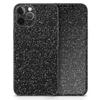 DesignSkinz - Compatible with Apple iPhone 7 Plus - Protective Vinyl Skin (Screen Trim & Back Glass Skin) - Sparkling Black Ultra Metallic Glitter view 4