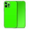 DesignSkinz - Compatible with Apple iPhone 13 Pro - Protective Vinyl Decal Wrap Skin Cover (Screen Trim & Back Glass Skin) - Solid Lime Green V2 view 4