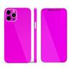 DesignSkinz - Compatible with Apple iPhone 13 Pro Max - Protective Vinyl Decal Wrap Skin Cover (Screen Trim & Back Glass Skin) - Solid Hot Pink V2 view 3