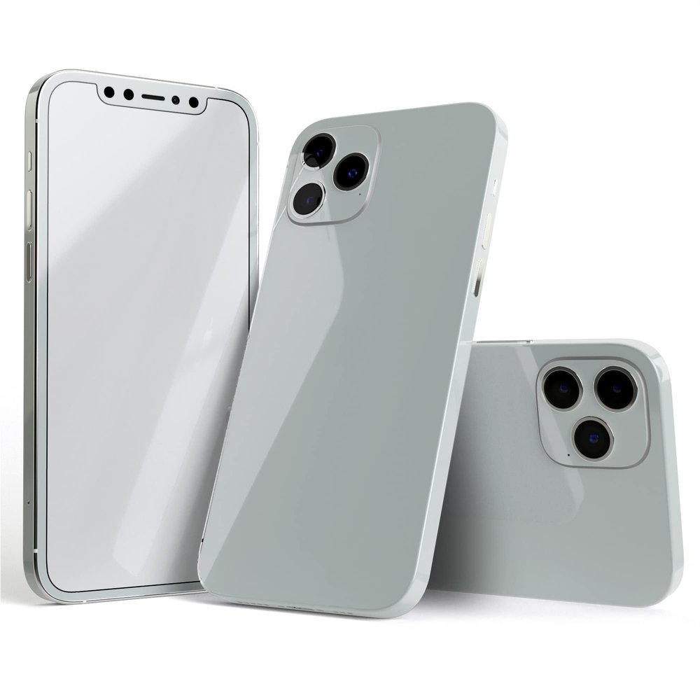 DesignSkinz - Compatible with Apple iPhone 11 - Protective Vinyl Decal Wrap Skin Cover (Screen Trim & Back Glass Skin) - Solid Light Gray