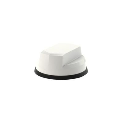 Panorama Antennas Low Profile Dome White, 3 in 1 2X 4G/5G LTE 600MHz-6GHz, GPS/GNSS 5G Antenna - LG-IN2456-W - SMA - 16ft - Thread