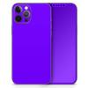 DesignSkinz - Compatible with Apple iPhone X/XS - Protective Vinyl Decal Wrap Skin Cover (Screen Trim & Back Glass Skin) - Solid Purple view 4