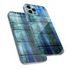 DesignSkinz - Compatible with Apple iPhone 7 - Protective Vinyl Decal Wrap Skin Cover (Screen Trim & Back Glass Skin) - Blue and Green Tye-Dyed Wood view 2