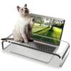 ZEAYIFA Clear Acrylic Monitor Stand,Keyboard Cover Protector Anti-Cat Prevent Cats from Touching Keyboard,Stand for Laptop, 1525-001 view 1