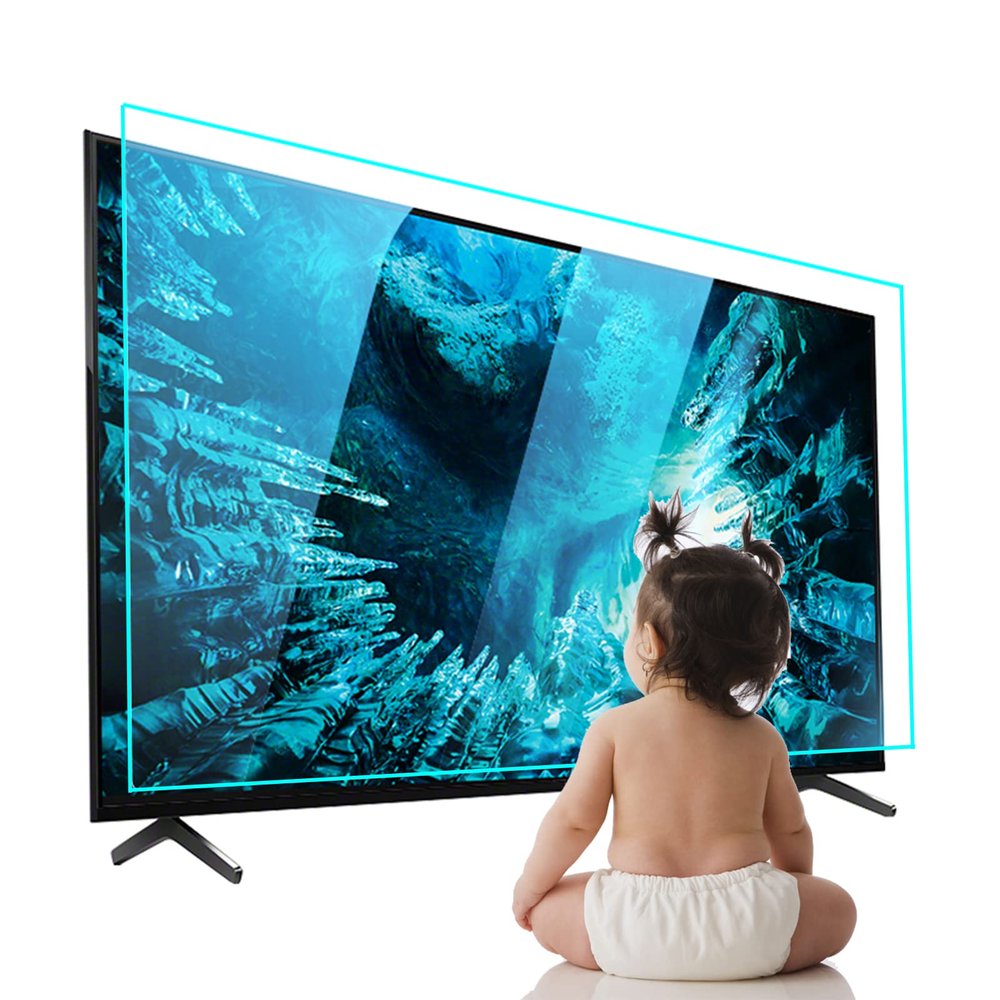 AIZYR 32-75inch TV Blue Light Screen Protector, Eye Protection/Anti Blue Light Filter Film for LCD, LED, OLED and QLED 4K HDTV,55 in 1221 X 689mm