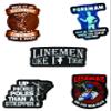 Linemen Hard Hat Stickers Perfect for Linemen, Pack of 25, Waterproof Vinyl, Includes Tool Images view 3