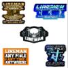 Linemen Hard Hat Stickers Perfect for Linemen, Pack of 25, Waterproof Vinyl, Includes Tool Images view 4
